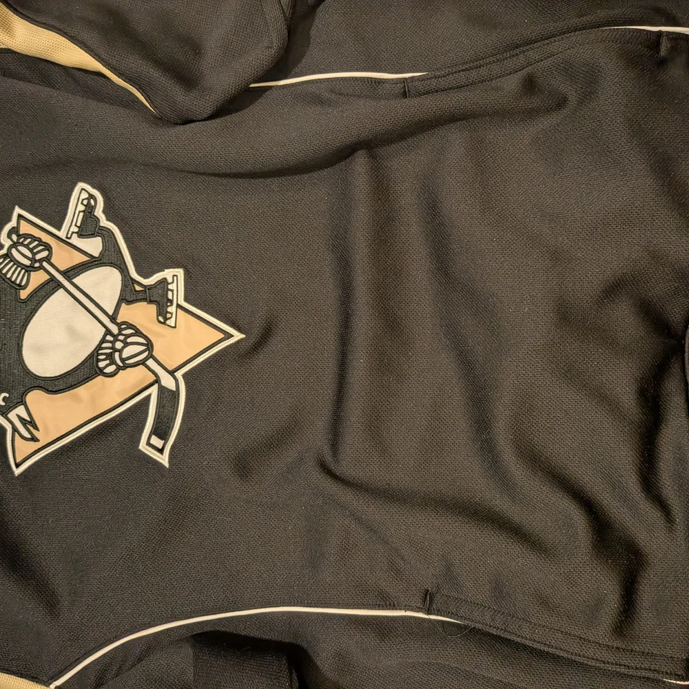 Reebok Pittsburgh Penguins Black and Gold Men's Hoodie